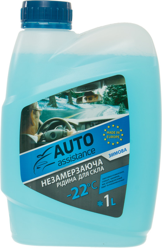 Рідина для склоомивоча AUTO ASSISTANCE, зима, -22 °С, 1л